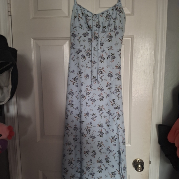 SHEIN Dresses & Skirts - SHEIN Light Blue Floral Dress